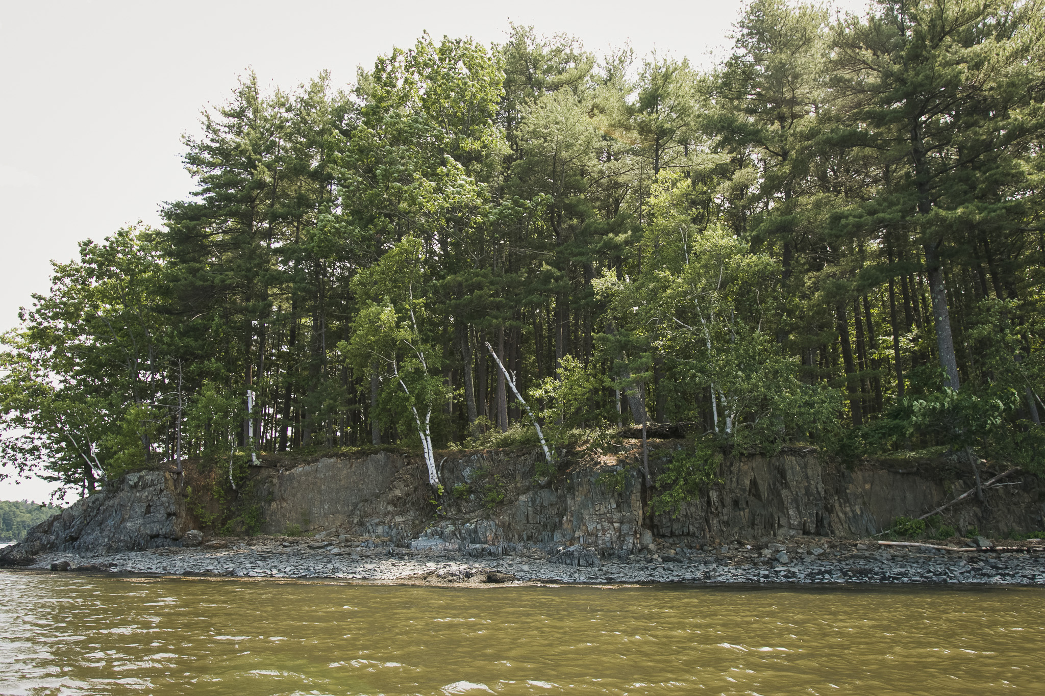 A view of Great Bay from the water.