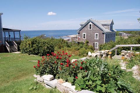 Celia Thaxter's garden at the Isle of Shoals