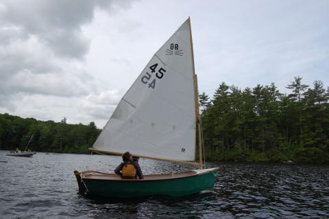 A sailboat on the water