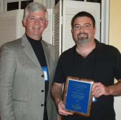 Ken LaValley presented with Outstanding Outreach Achievement Award