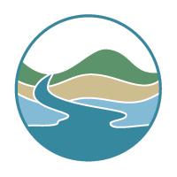 CoastWise logo of a river passing by a hill through a coast into the ocean