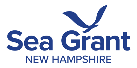 Blue New Hampshire Sea Grant Logo on White Background