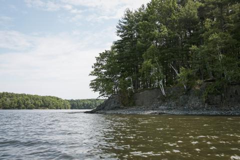 A seascape photo of Great Bay.