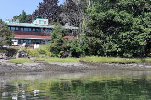 An image of JEL from the water in Great Bay.